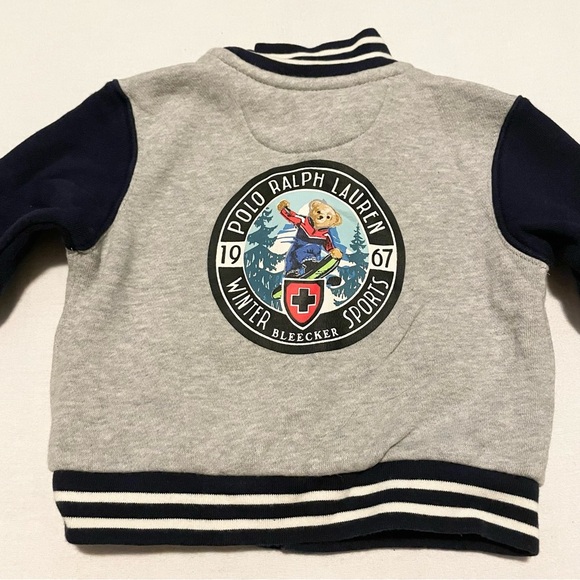 Polo Ralph Lauren Polo Bear Baby Varsity Jacket Size 6 Months - Picture 16 of 16